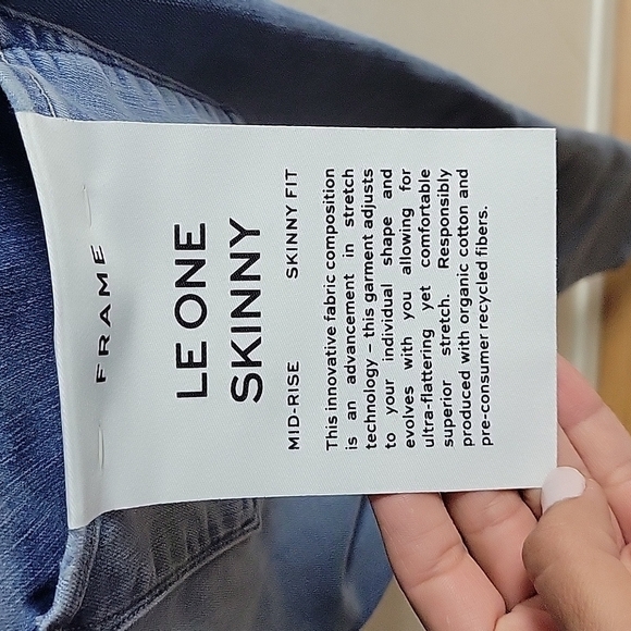 FRAME Denim Le One Skinny Jeans size 2 - Picture 9 of 12